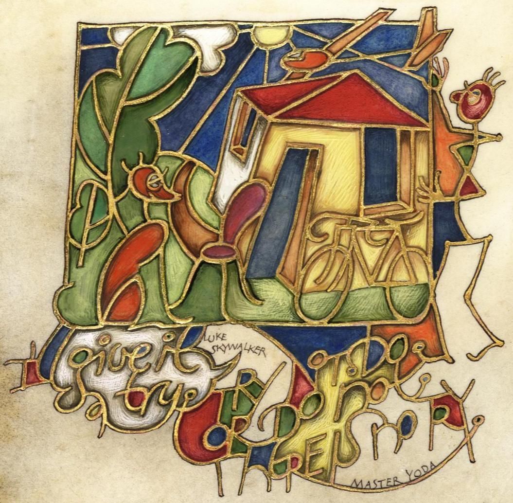 Buchmalerei trifft Urban Writing Buchmalerei trifft Urban Writing