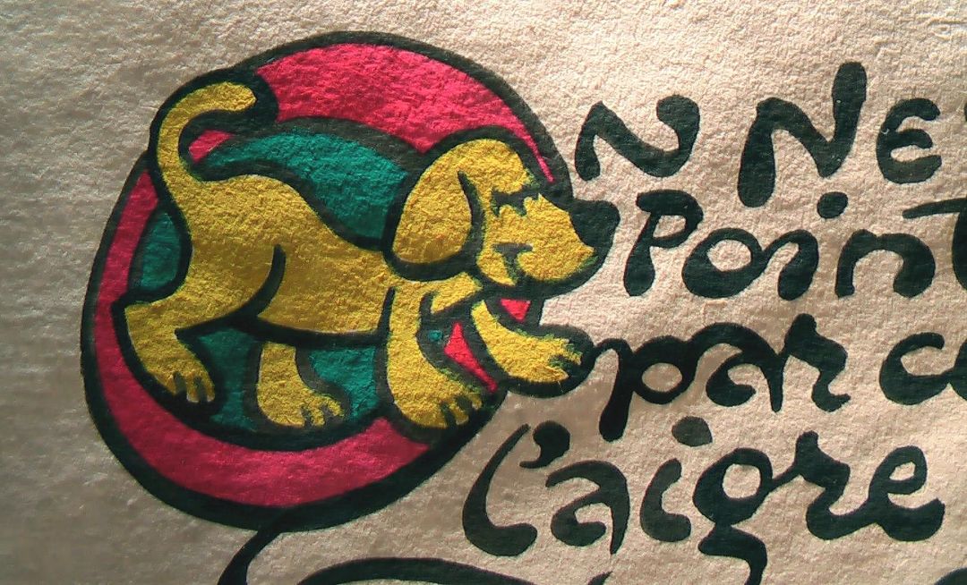 Buchmalerei trifft Urban Writing Buchmalerei trifft Urban Writing